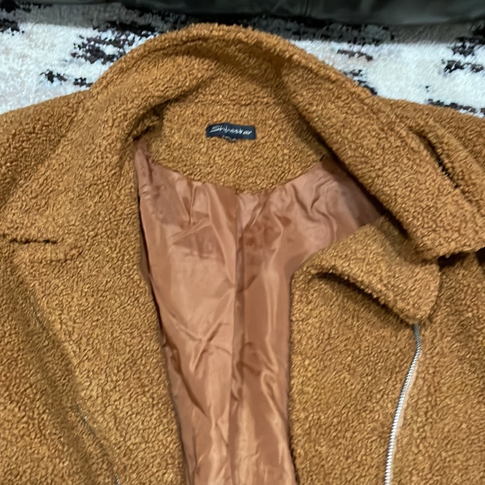 Brown Cropped Jacket - image 4